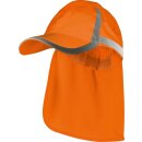 Warnschutz Cap mit Nackenschutz, 100% Polyester...