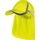 Warnschutz Cap mit Nackenschutz, 100% Polyester (Birds‘eye) mit integriertem UV-Schutz, warngelb