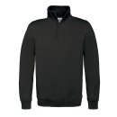 BASIC Zip-Sweat, 80% Baumwolle / 20 % Polyester 280 g/m² 0 weiß S