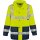 Warnschutz-Regenjacke, 100% Polyester (300D Oxford) mit PU-Beschichtung, Netzfutter, warngelb/marine XXL