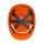 Schutzhelm ROCKMAN® EN 397, 6-Punkt -Aufhängung aus reißfesten Textilbändern orange