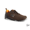 CHUCK Halbschuh S3S FO SR, ALUMINIUMkappe, abriebfestes TECHSHELL, schwarz/orange