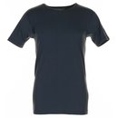 Funktionsunterwäsche Shirt Kurzam, 55 % Baumwolle, 38 % Polyester (Cool Dry), 7 % Elastan (Spandex), grau