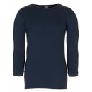 Funktionsunterwäsche Shirt Langarm 275 g/m², 70 % Polyester (Cool Dry), 28 % Baumwolle, 2 % Elastan (Spandex), grau
