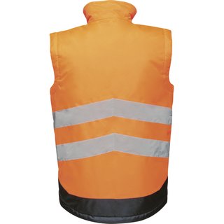 Warnschutz Bodywarmer EN20471, 100% Polyester, Thermo-Guard Isolierung,