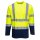 Warnschutz T-Shirt Langarm gelb/marine 3XL