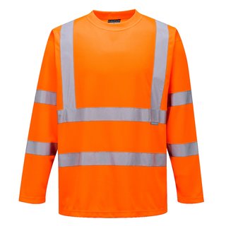 Warnschutz Langarm-T-Shirt EN ISO 20471 Klasse 3