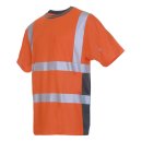 BRIGHT LINE T-Shirt EN ISO 20471 Klasse 2, 55 % Baumwolle + 45 % Polyester, warnorange
