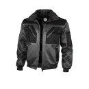 4in1 Pilotenjacke grau/schwarz