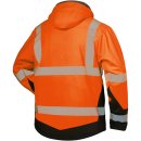 Warnschutz-Softshelljacke, herausnehmbares Steppfutter, orange/schwarz