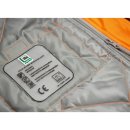 Warnschutz-Softshelljacke, herausnehmbares Steppfutter, orange/schwarz