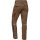 FlexLine Damen Bundhose ohne Knietaschen haselnuss/schwarz
