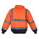 Warnschutz-Pilotenjacke orange/marine