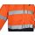 Warnschutz-Pilotenjacke orange/marine