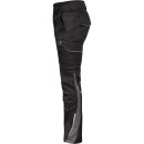 FlexLine Bundhose, ohne Knietaschen, schwarz/grau