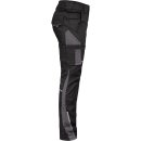 FlexLine Bundhose, ohne Knietaschen, schwarz/grau