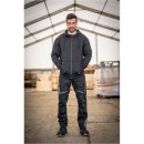 FlexLine Bundhose, ohne Knietaschen, schwarz/grau