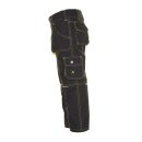JUNIOR Bundhose anthrazit/gelb