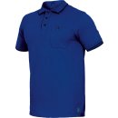 FlexLine Poloshirt, Brusttasche, kornblau