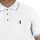 FlexLine Poloshirt, Brusttasche, wei&szlig;