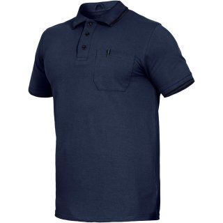 FlexLine Poloshirt, Brusttasche, marine