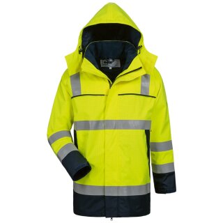 TOIVO Multinorm Parka Warnschutz gelb/marine