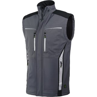 FlexLine Softshell Bodywarmer grau/schwarz