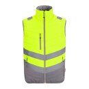 Hi-Vis Thermoweste gelb/grau