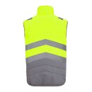 Hi-Vis Thermoweste gelb/grau