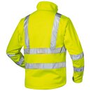 Warnschutz-Softshelljacke abnehmbare &Auml;rmel gelb