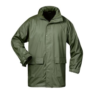 NORWAY PU-Stretch-Regenjacke, EN 343 Klasse 4/1/X, EN ISO 13688, wind- und wasserdicht, oliv