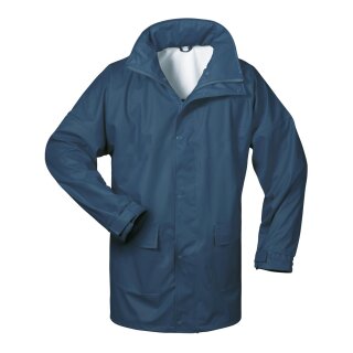 NORWAY PU-Stretch-Regenjacke, EN 343 Klasse 4/1/X, EN ISO 13688, wind- und wasserdicht, marine