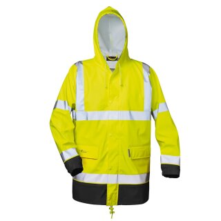 NORWAY Warnschutz-Regenjacke EN ISO 20471 Klasse 3, EN 343 Klasse 4/1/X, gelb/schwarz