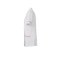 CARE LADY Kurzarm-Kittel wei&szlig;/rosa