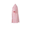 CARE LADY Kurzarm-Kittel rosa/wei&szlig;