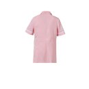 CARE LADY Kurzarm-Kittel rosa/wei&szlig;