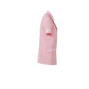 CARE LADY Kurzarm-Kittel rosa/wei&szlig;