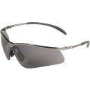 METALFORCE Schutzbrille Metallgestell, Polycarbonat grau...