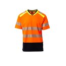 ALLEY Warnschutz T-Shirt warnorange/marine