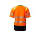 ALLEY Warnschutz T-Shirt warnorange/marine