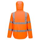 Hi-Vis Regenjacke EN ISO 20471 Klasse 3, EN 343 Klasse 4:4 X, 100% Polyester mit TPU-Membran, orange S