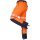Warnschutz Freischneiderhose mit Prall- & Zeckenschutz, EN ISO 20471, Klasse 1, orange/marine