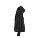 BELFAST Softshell-Jacke mit Wattierung , Kapuze, schwarz