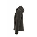 BELFAST Softshell-Jacke mit Wattierung , Kapuze, anthrazit/schwarz