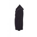 DALLAS+ Herren-Sweatjacke, 70% Baumwolle + 30% Polyester 300 g/m&sup2;, schwarz