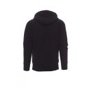 DALLAS+ Herren-Sweatjacke, 70% Baumwolle + 30% Polyester 300 g/m&sup2;, schwarz