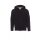 DALLAS+ Herren-Sweatjacke, 70% Baumwolle + 30% Polyester 300 g/m&sup2;, schwarz