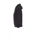 DALLAS+LADY Sweatjacke, 70% Baumwolle + 30% Polyester 300 g/m&sup2;, schwarz