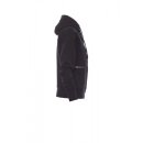 DALLAS+LADY Sweatjacke, 70% Baumwolle + 30% Polyester 300 g/m&sup2;, schwarz