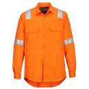 Arbeitshemd, 99% Baumwolle, 1% Kohlefaser, Reflexband,...